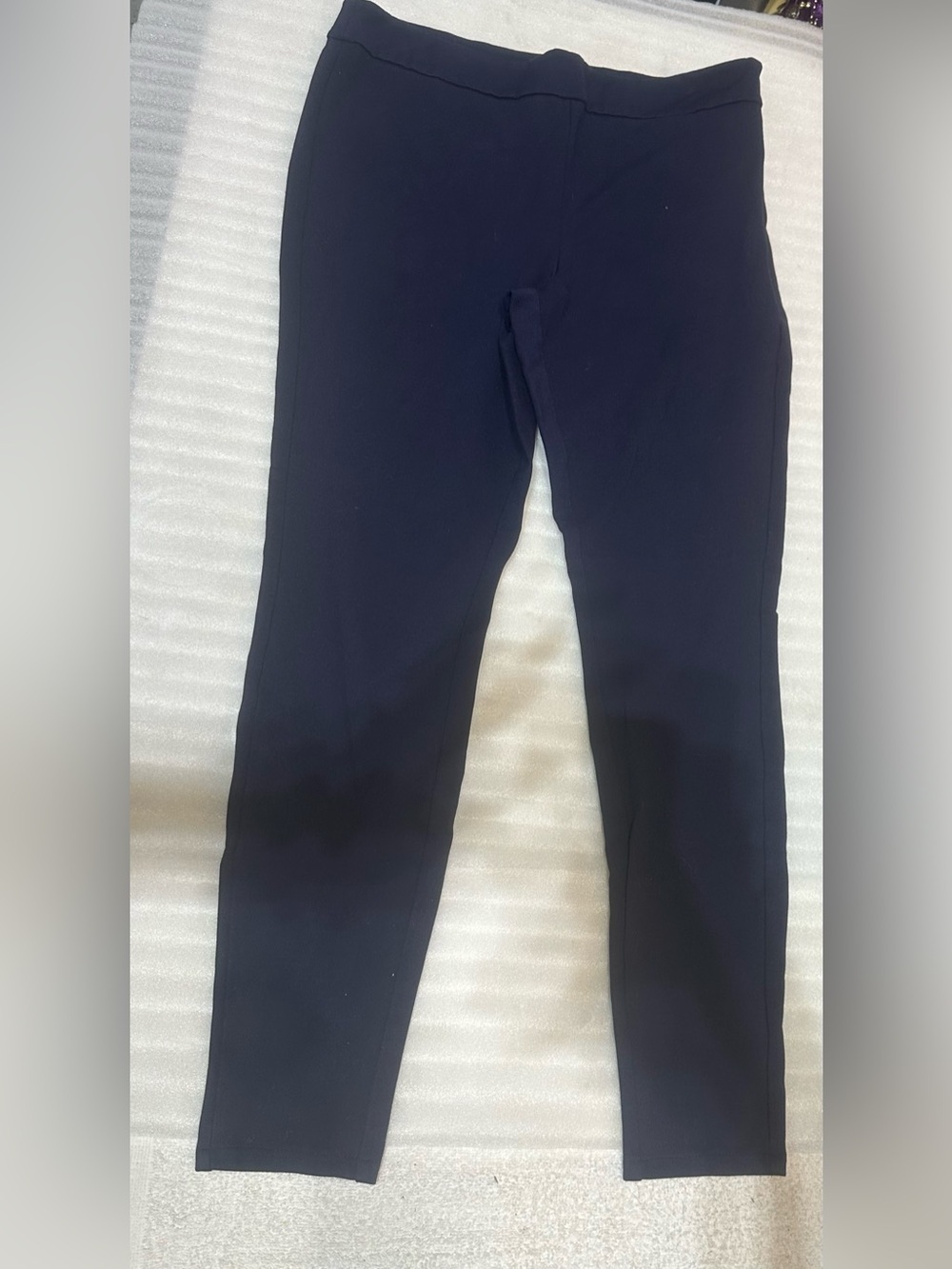 Women’s Navy Blue Stretch Dress Pants - Classic Tailored Fit